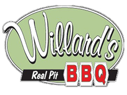 Willard's Real Pit BBQ logo.
