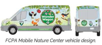 Fairfax County Park Authority's Mobile Nature Center vehicle design.