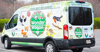 Wonder Wagon mobile nature center.