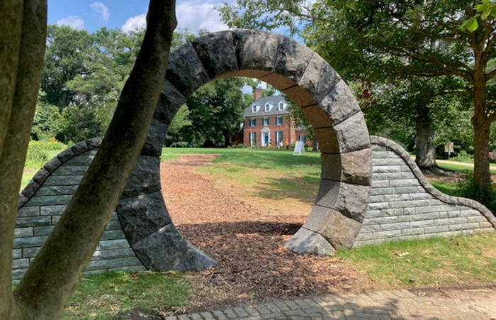 Moon Gate at Green Spring Gardens in Fairfax County, VA.