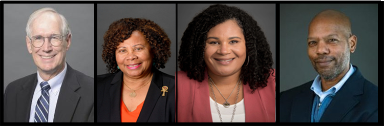 Timothy Hackman, Cynthia Jacobs Carter Ed.D., Jai Cole and Nigel Fields.