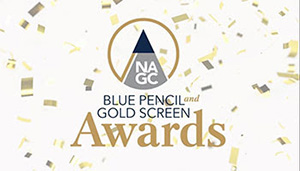 Blue Pencil and Gold Screen Award from the National Association of Government Communicators Award Logo.