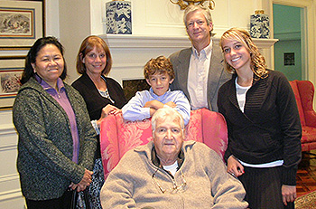 Members of the Olmi Family in 2008.
